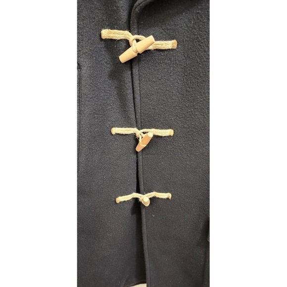 ZARA WOOL BLEND COAT WITH TOGGLES LIMITED EDITION BLACK SIZE M REF. 3057/783 - Picture 4 of 15